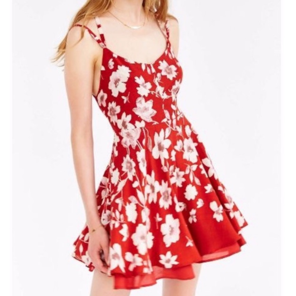 kimchee blue scarlett fit and flare floral dress